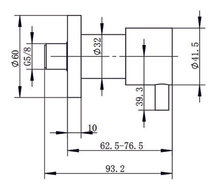 Brushed Nickel Wall Tap