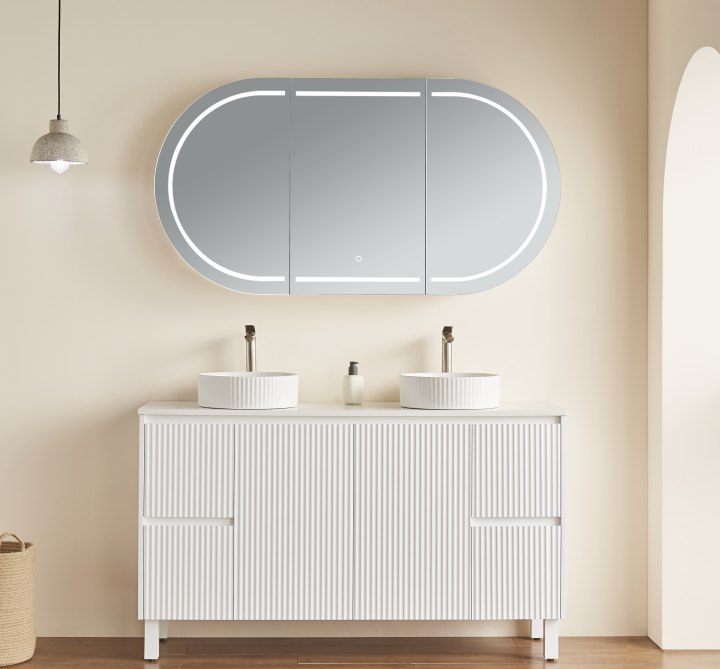 Olivia LED Mirror Cabinet 1500X800X155mm