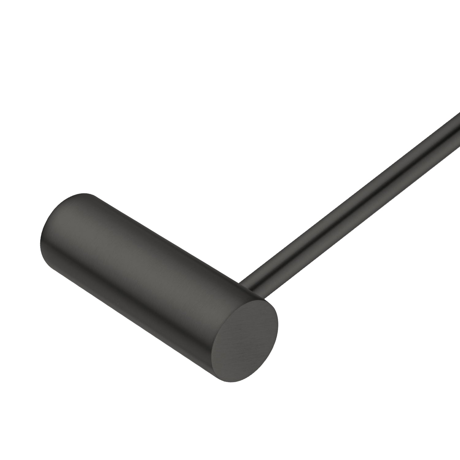 600mm Gunmetal Single Towel Rail