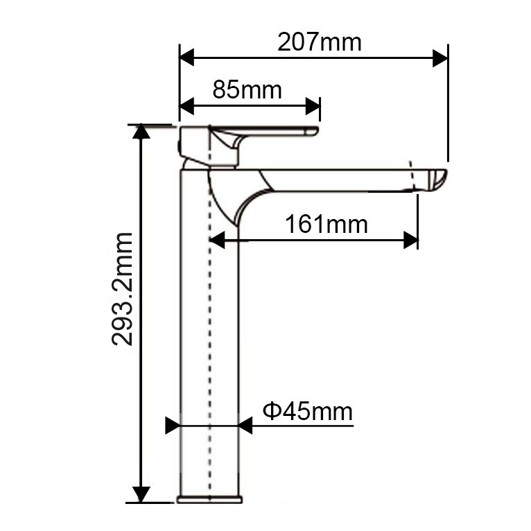 VOG - Brushed Nickel Basin Mixer