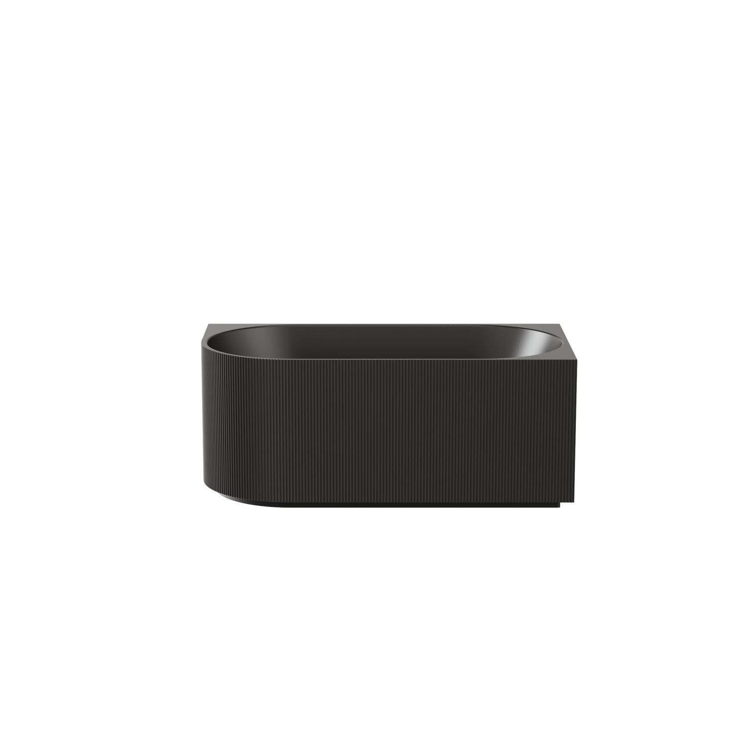 Capri Oval Fluted Freestanding Right Corner Bath 1500X750X580MM