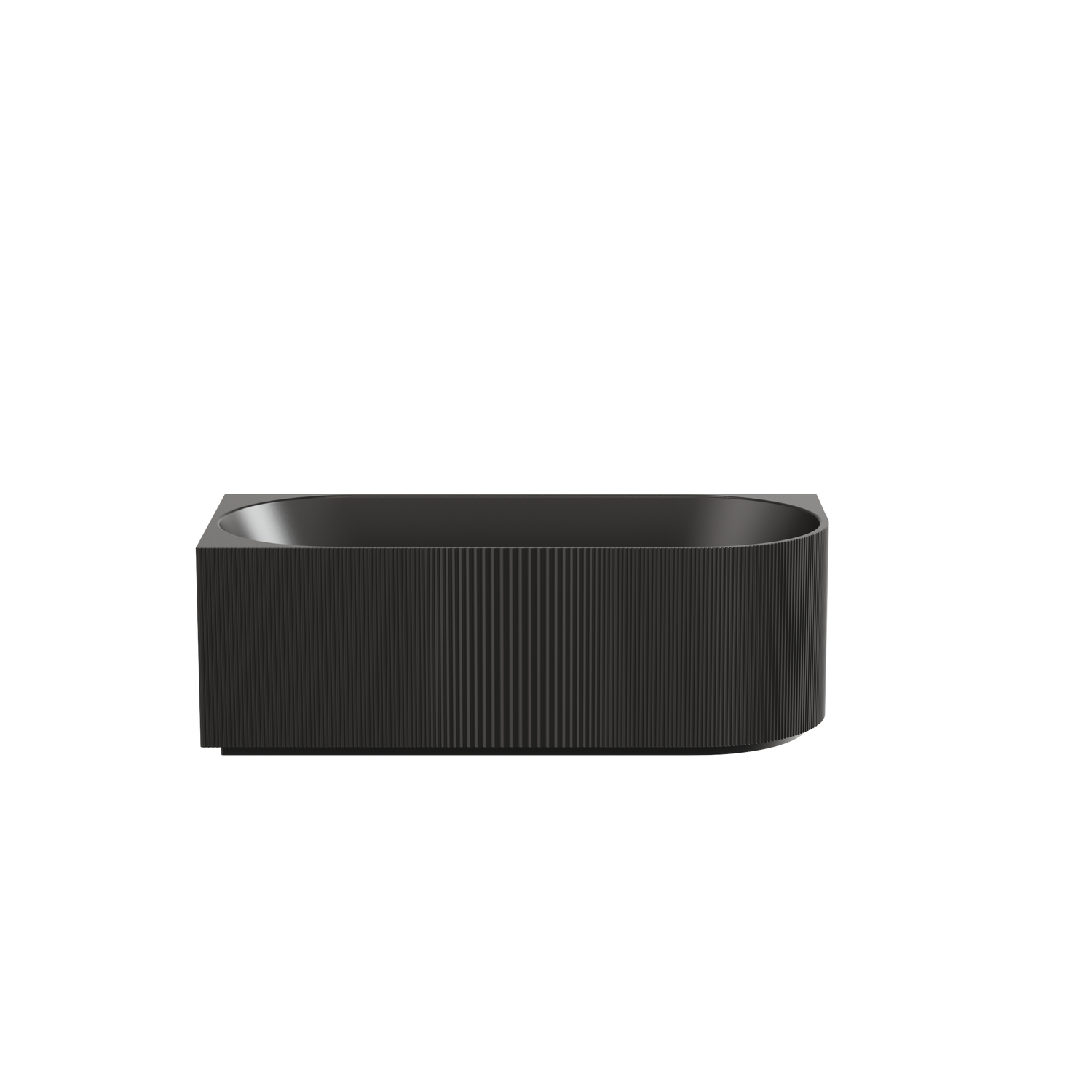 Capri Oval Fluted Freestanding Left Corner Bath 1700X800X580MM