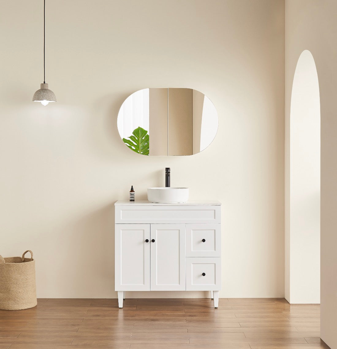 Olivia Mirror Cabinet OPLSV9060MW