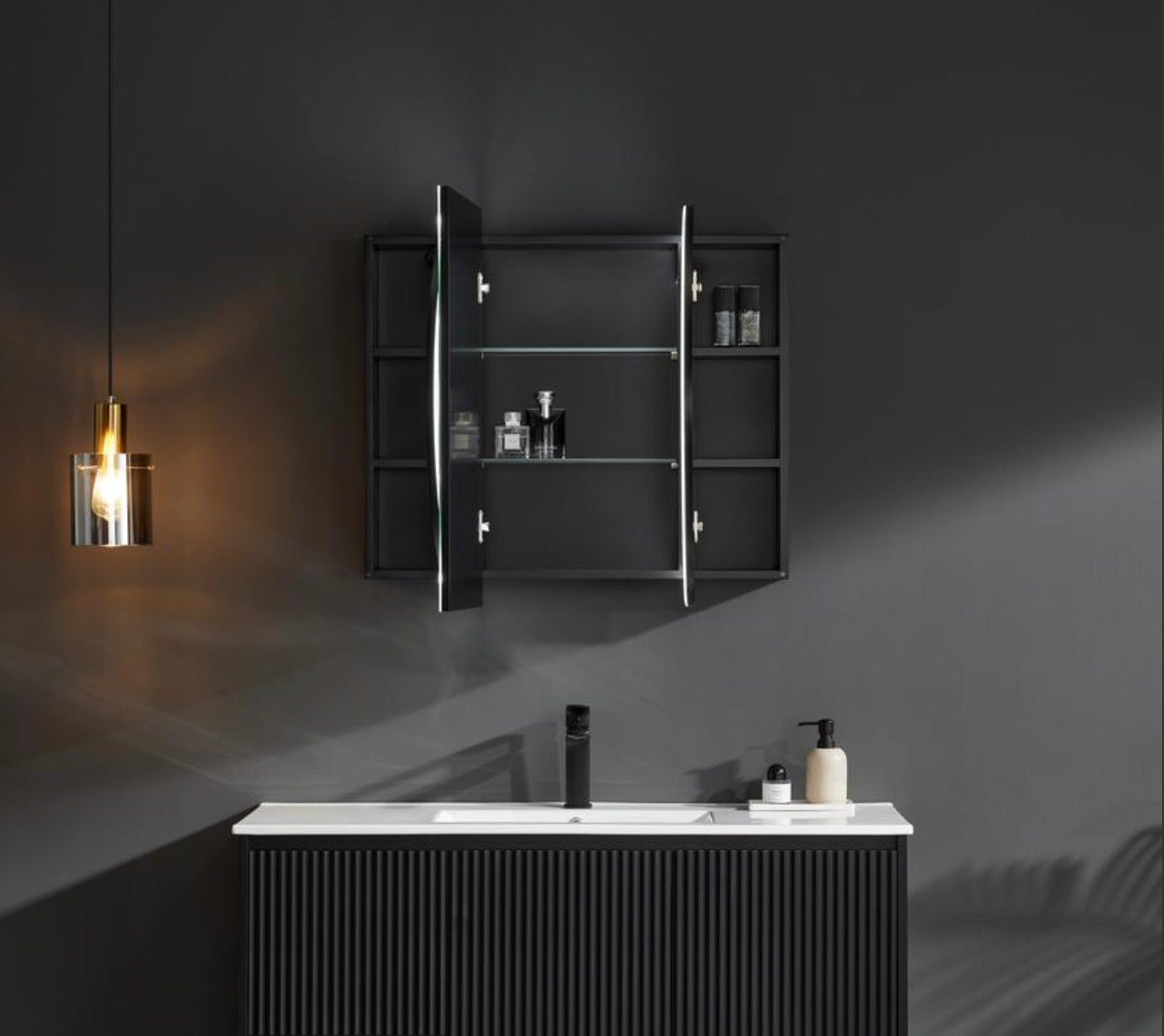 Olivia Mirror Cabinet OPLSV1275MB