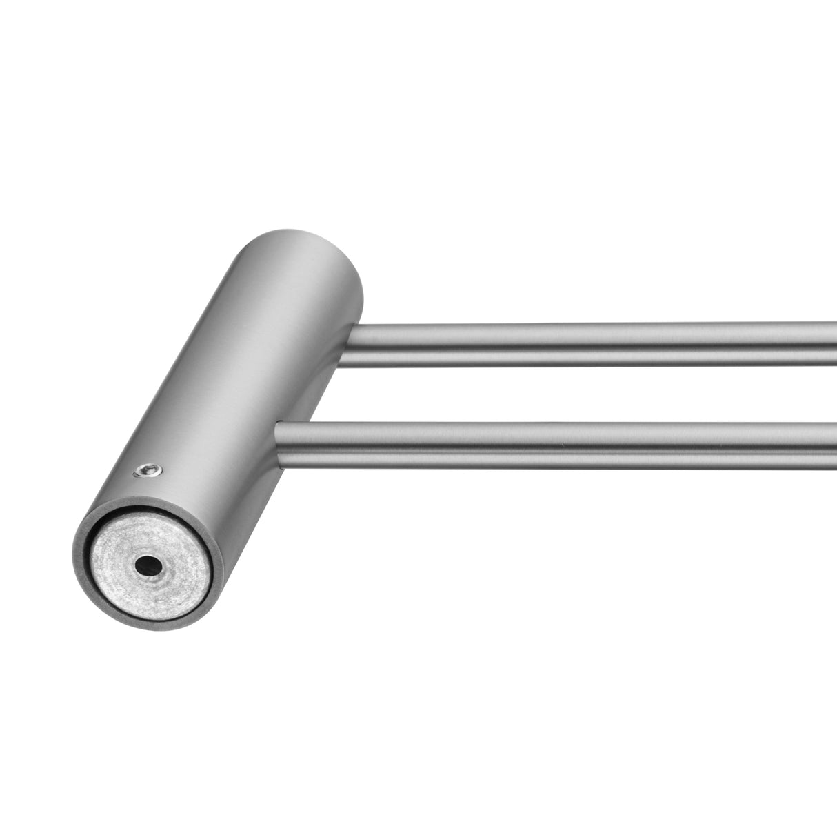 600mm Brushed Nickel Double Towel Rail