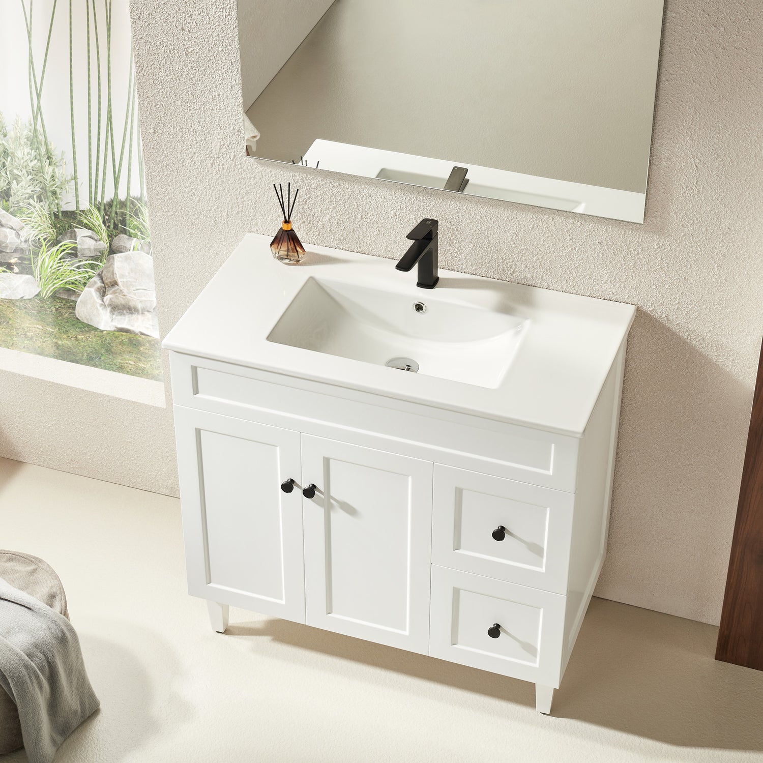 Harrington Free Standing Vanity 900X455X860MM