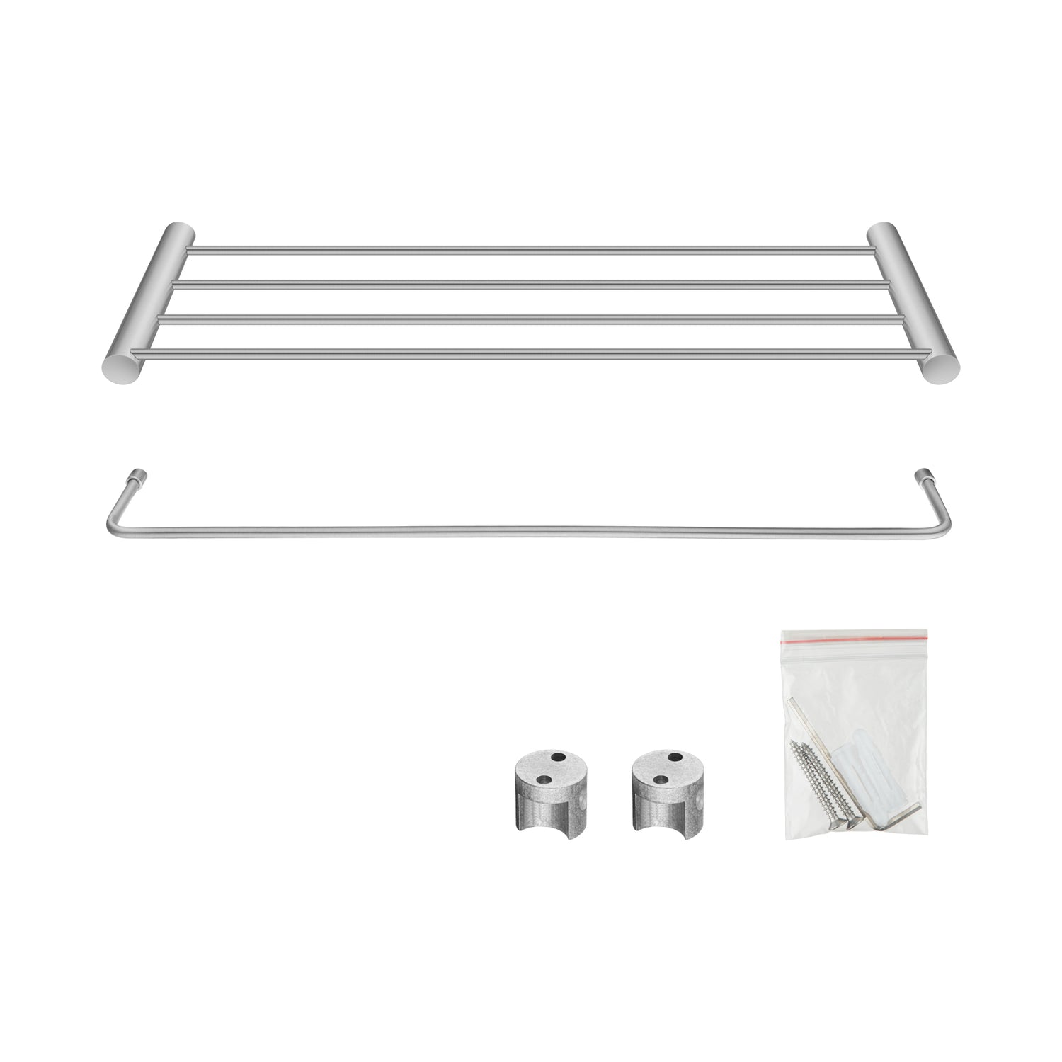 Brushed Nickel Shower Shelf