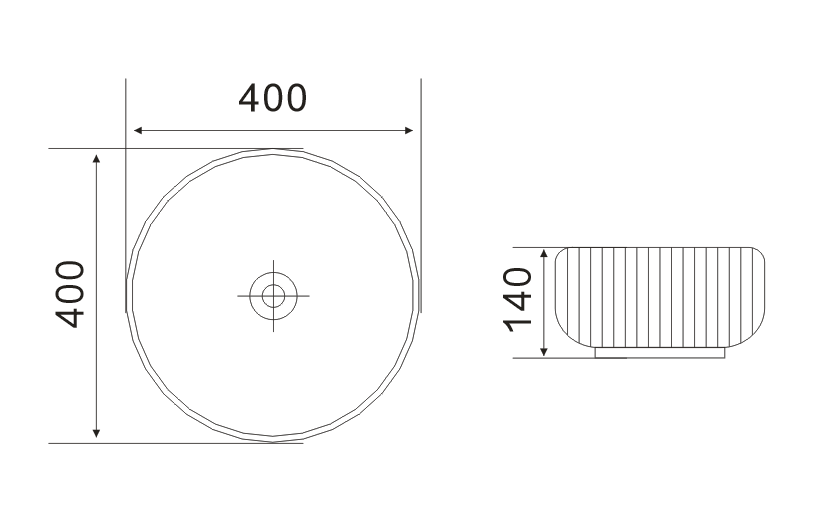 PA4014 Above Counter Basin