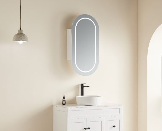Olivia LED Mirror Cabinet 450X900X155mm