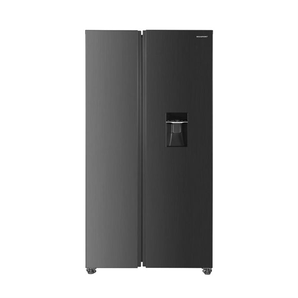 BLAUPUNKT SIDE BY SIDE FRIDGE (DARK STEEL)