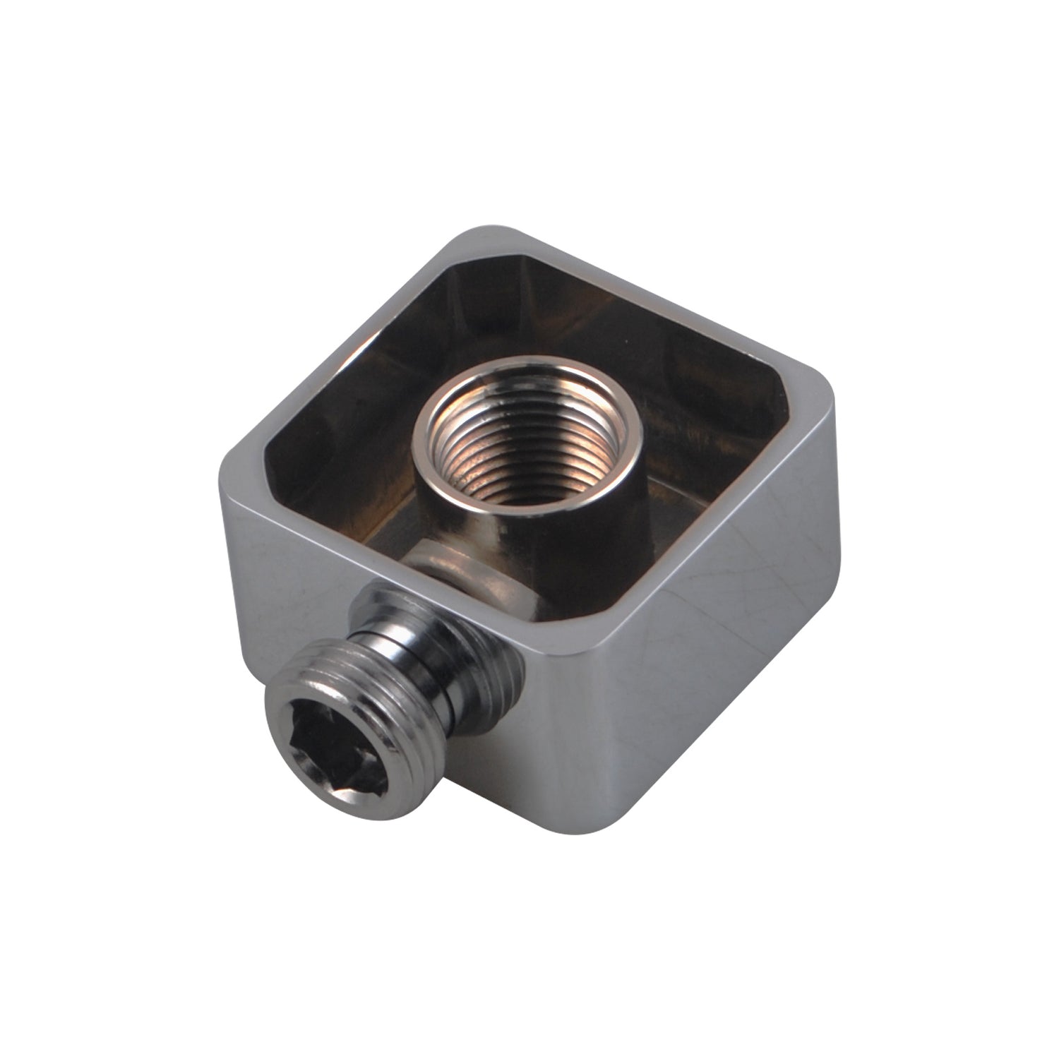 Chrome Shower Rail with Handheld Shower