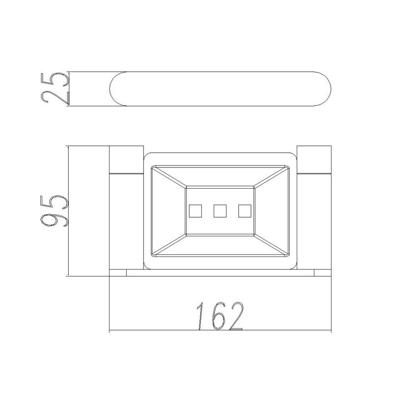 Black & Rose Gold Soap Dish
