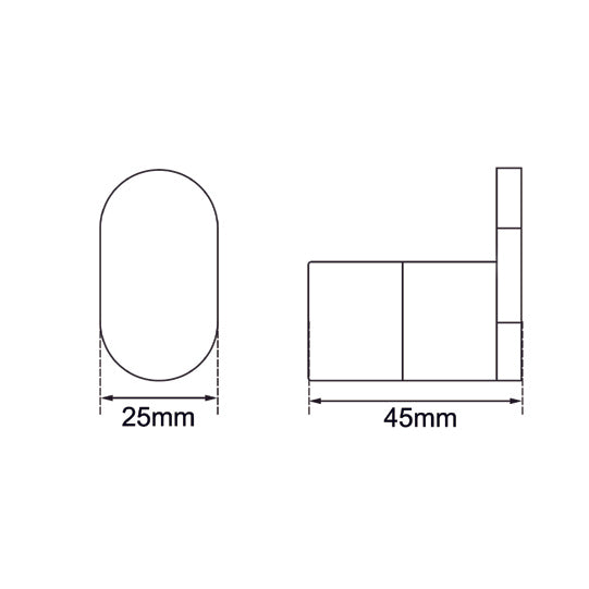 Black & Rose Gold Robe Hook