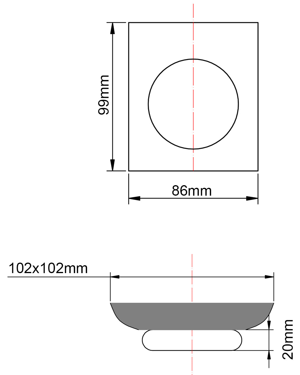 VOG- Chrome Soap Dish