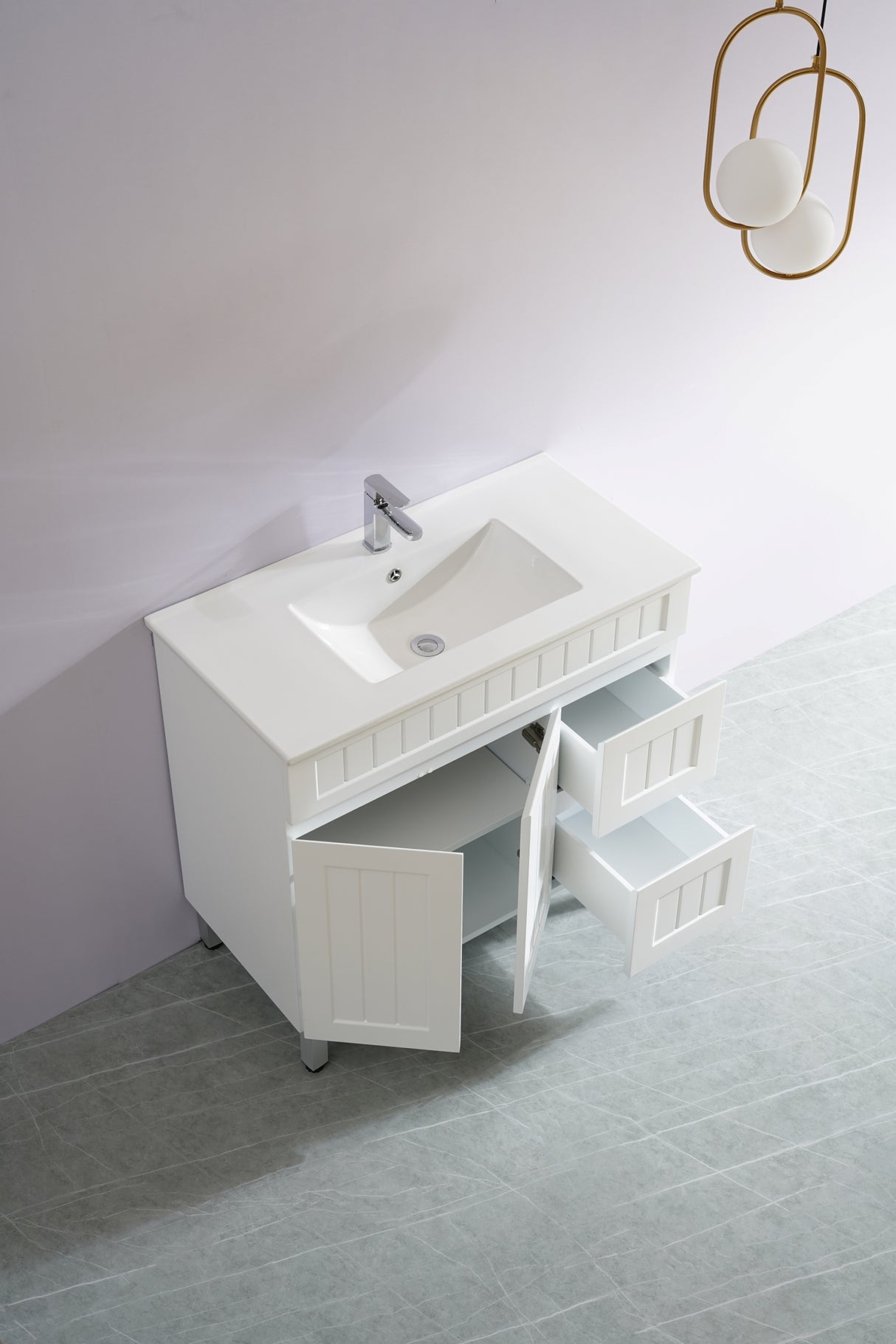Acacia Free Standing Vanity 900X460X860MM