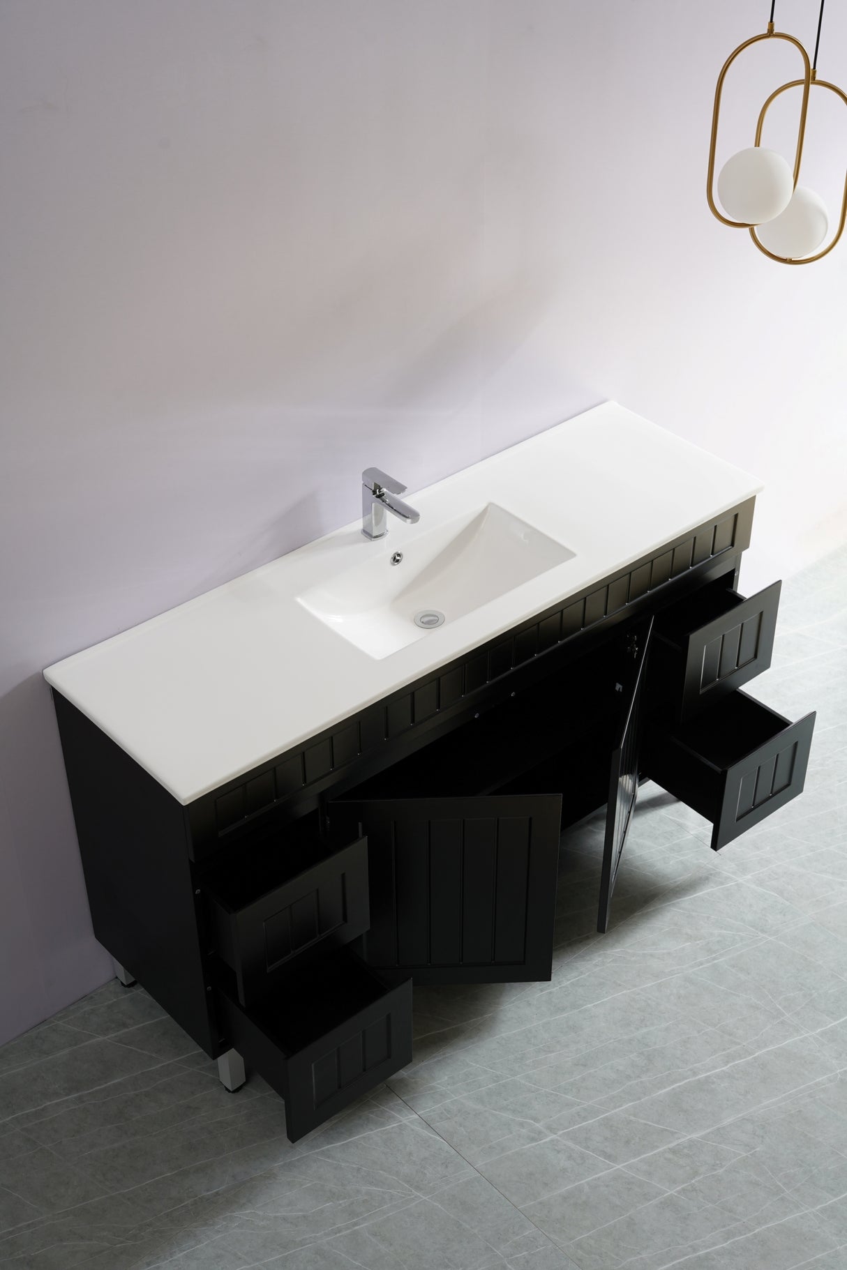 Acacia Free Standing Vanity 1500X460X860MM