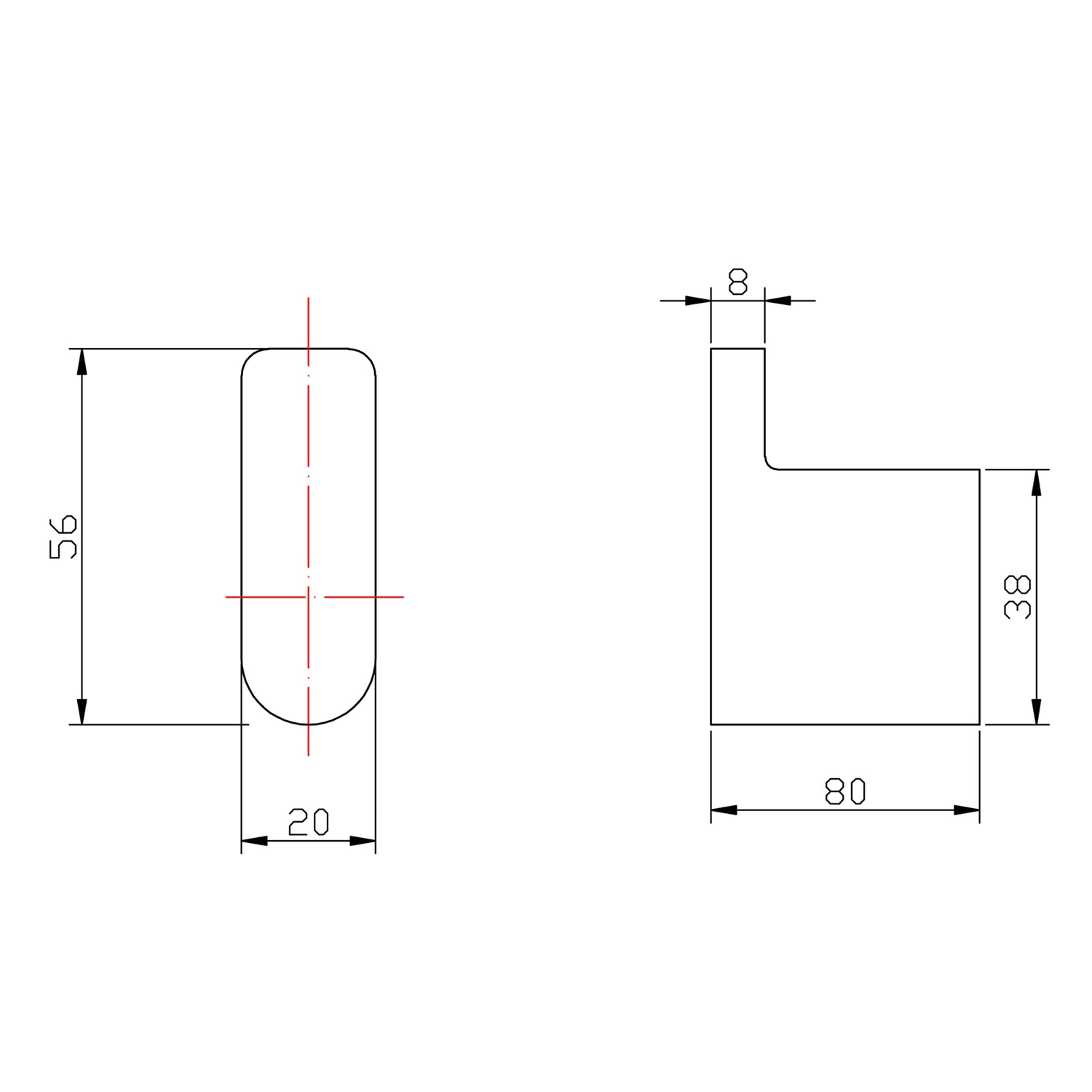 VOG - Brushed Nickel Robe Hook