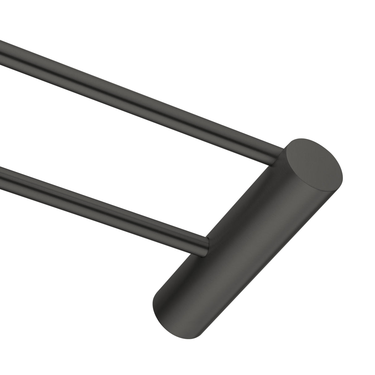 600mm Gunmetal Double Towel Rail