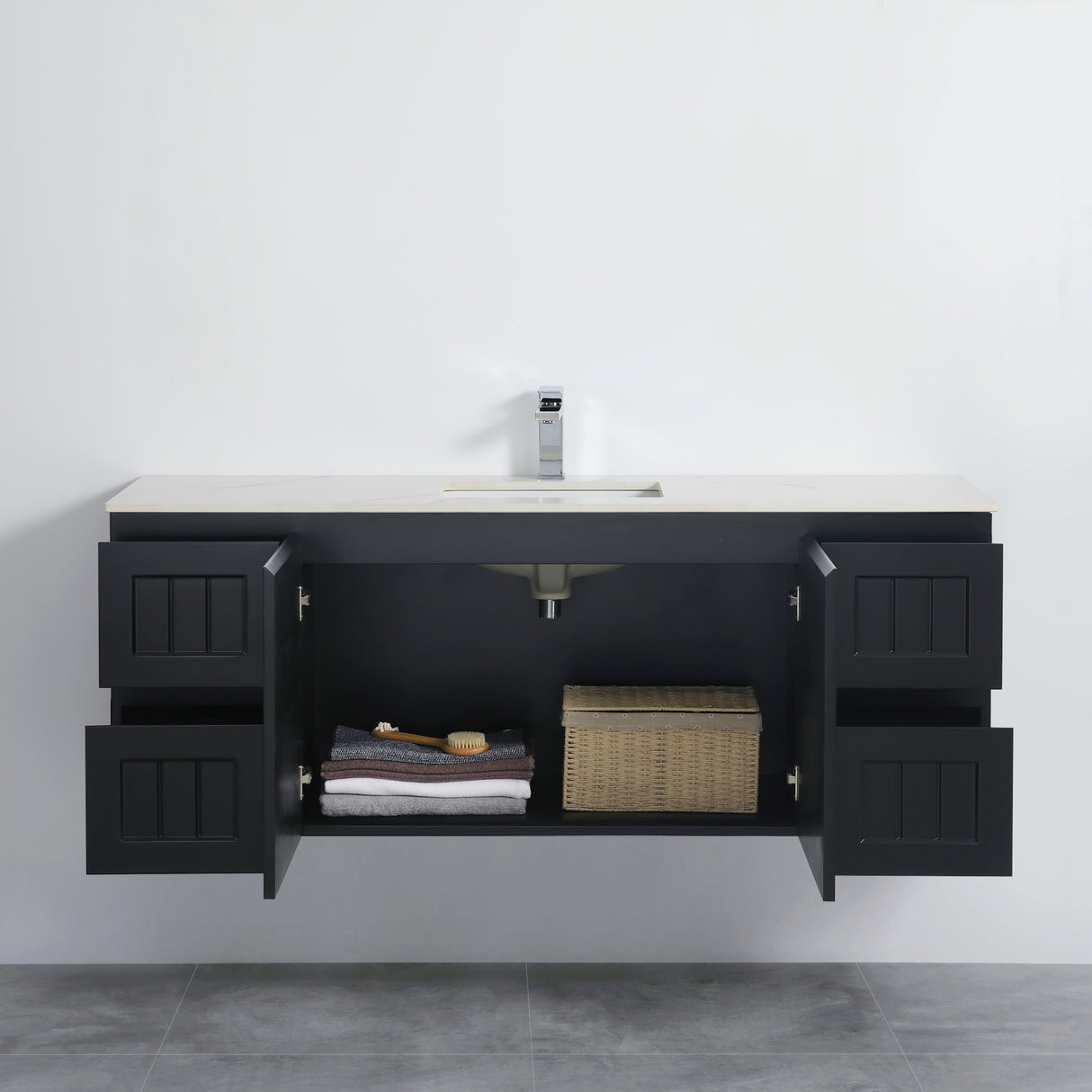 Acacia Wall Hung Vanity 1500X450X560MM