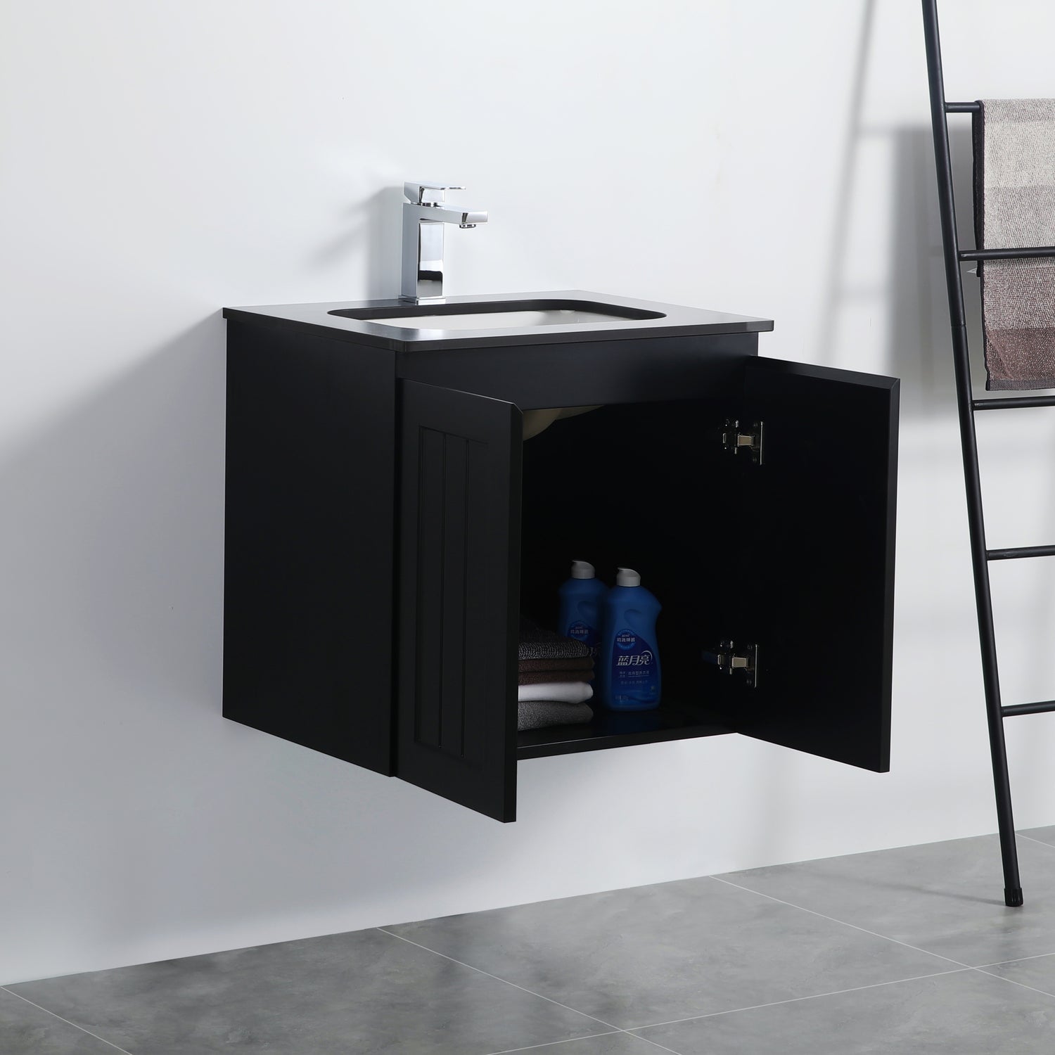 Acacia Wall Hung Vanity 600X450X560MM