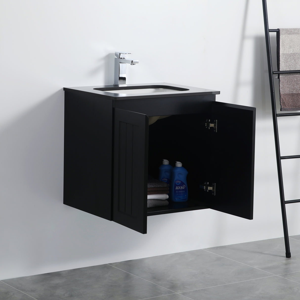 Acacia Wall Hung Vanity 600X450X560MM