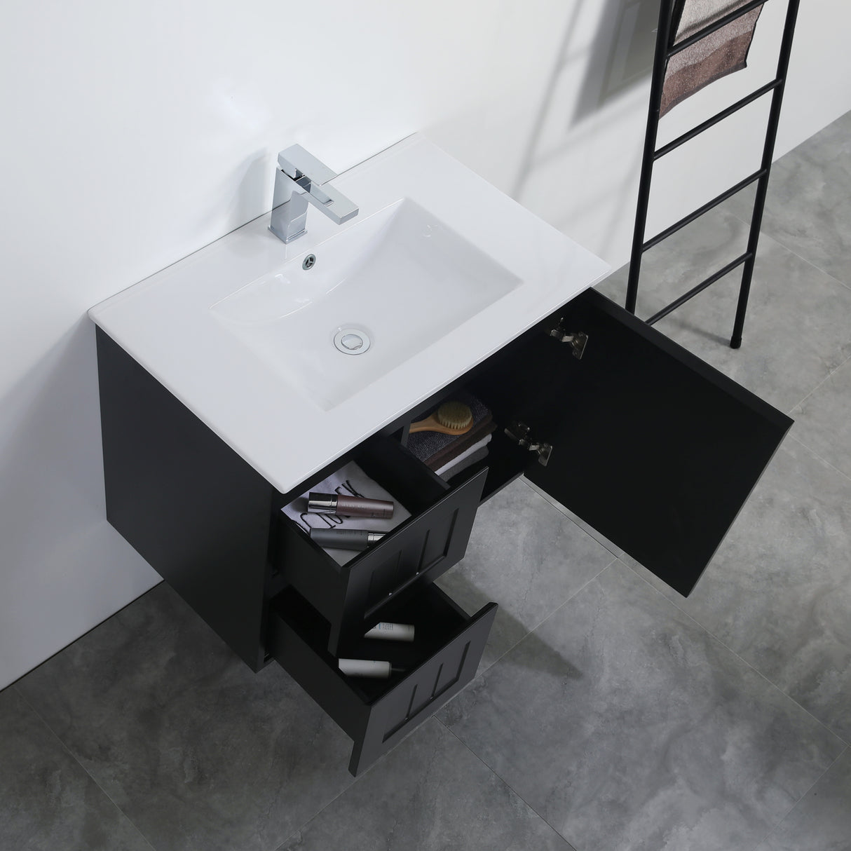 Acacia Wall Hung Vanity 750X450X560MM