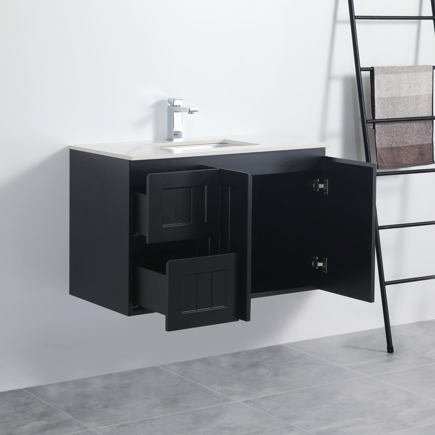 Acacia Wall Hung Vanity 900X450X560MM