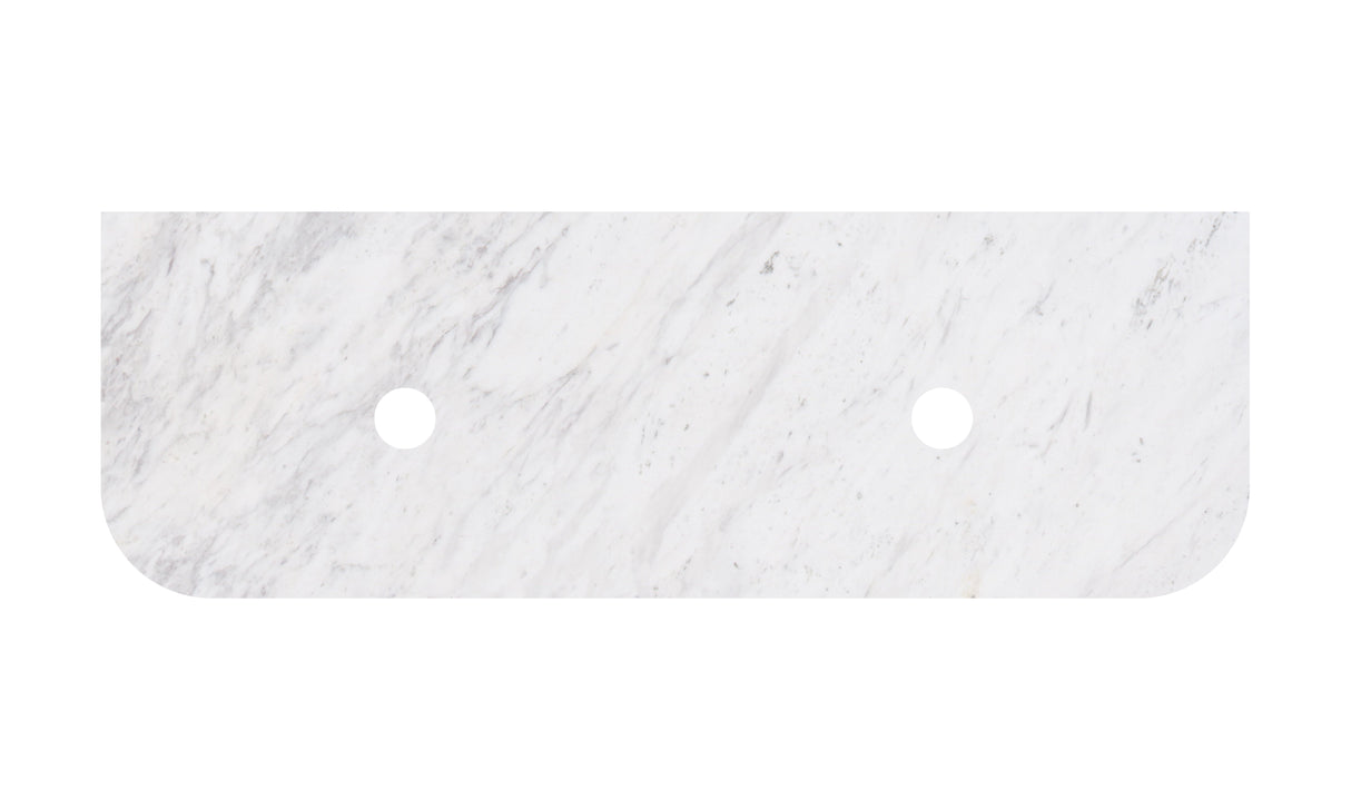 Carrara White Marble Stone Top- Silica Free Quartz Stone