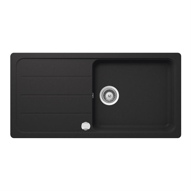 BLAUPUNKT ALENTO SINGLE BOWL SINK AND DRAINER, LARGE (GRANITE)