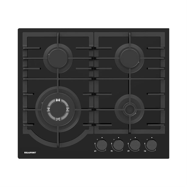 BLAUPUNKT 60CM GAS COOKTOP INC WOK BURNER (BLACK)