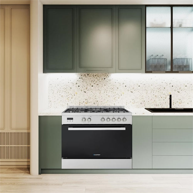 BLAUPUNKT 90CM FREESTANDING OVEN (STAINLESS STEEL)