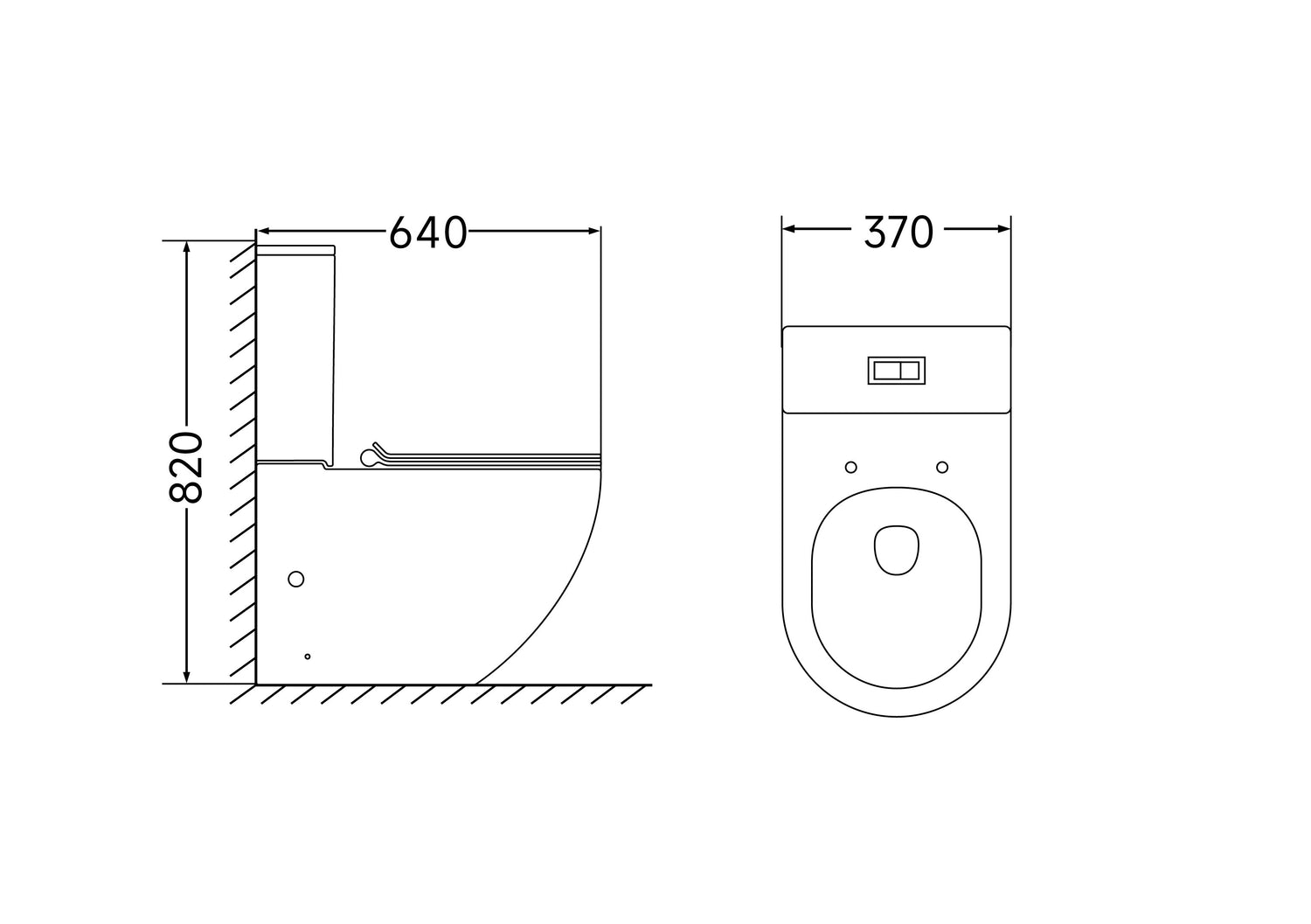 Bagno D'Oro Aspen Tornado Silent Flush Toilet Suite
