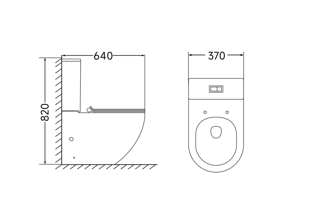 Bagno D'Oro Aspen Tornado Silent Flush Toilet Suite