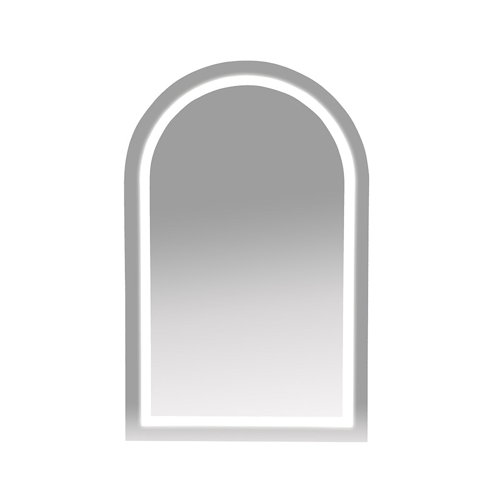 Athena 500 x 900mm LED Arch Shaving Cabinet