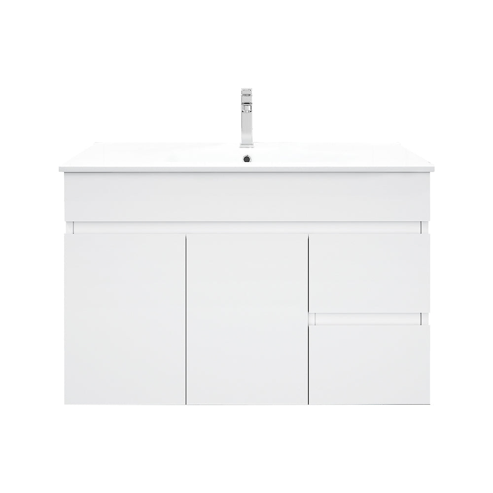 BIANCA 900mm PVC Wall-Hung Vanity (RHD)