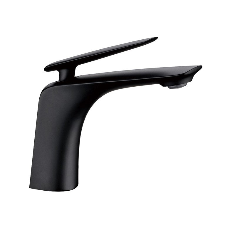 Bellino Matte Black Basin Mixer Tap
