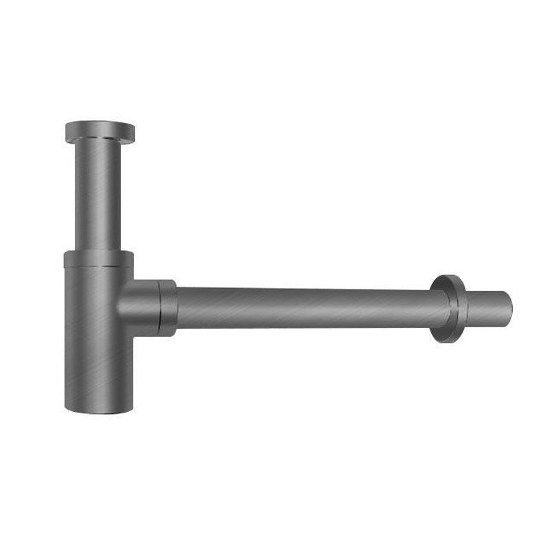 Brushed Nickel Basin Bottle Trap 32mm Solid Brass