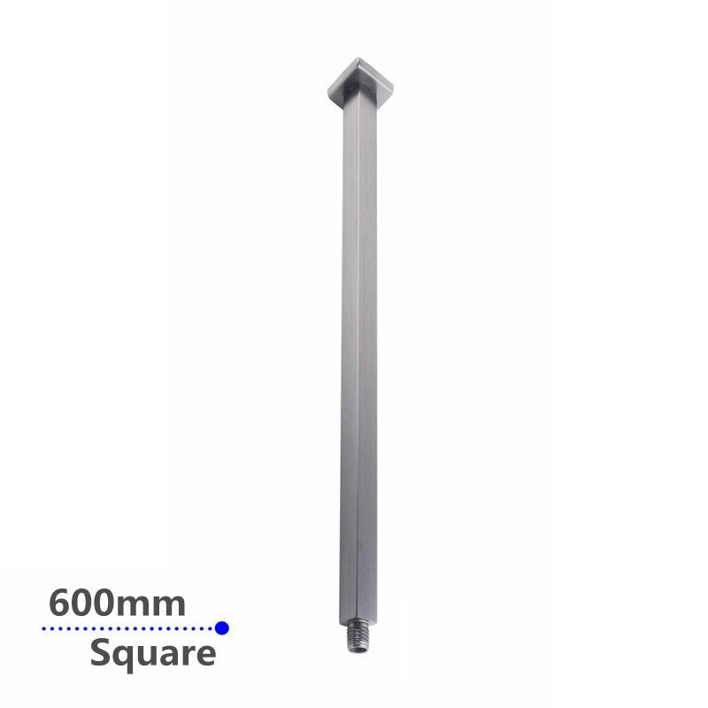 600mm Brushed Nickel Ceiling Shower Arm