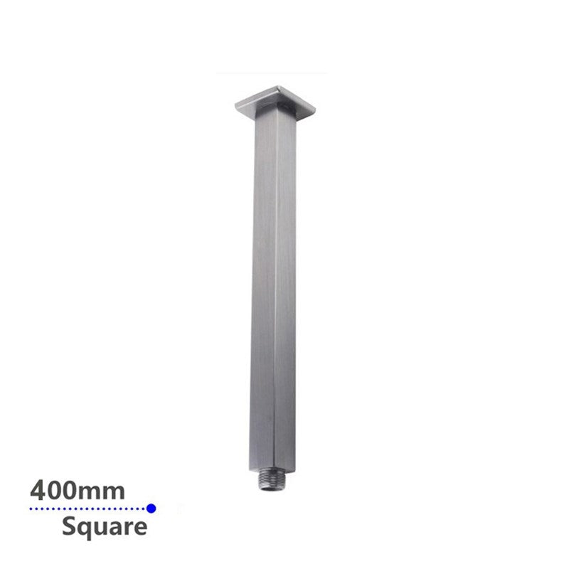 400mm Brushed Nickel Ceiling Shower Arm