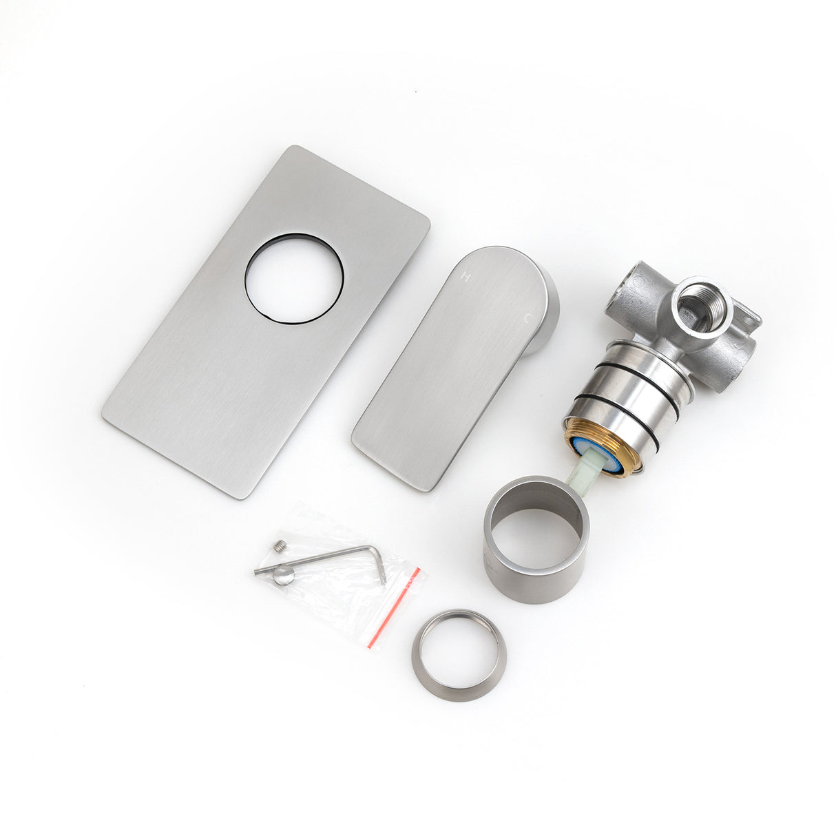 VOG - Brushed Nickel Wall Mixer