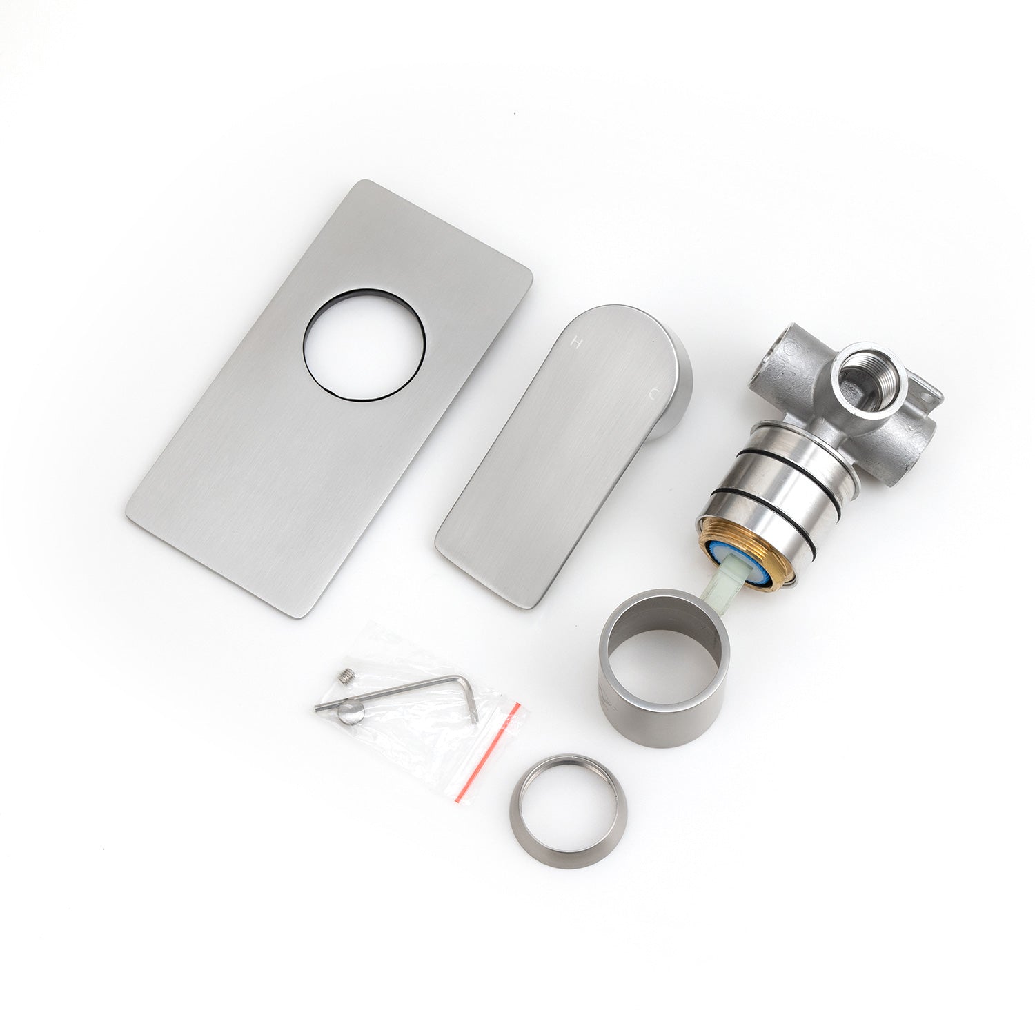 VOG - Brushed Nickel Wall Mixer