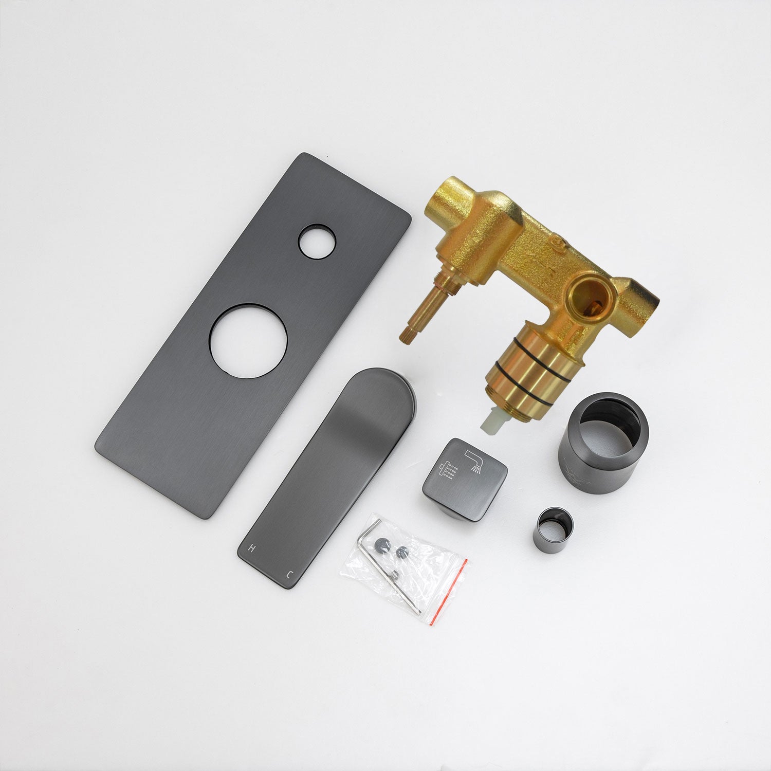 RUSHY - Gunmetal Diverter Mixer