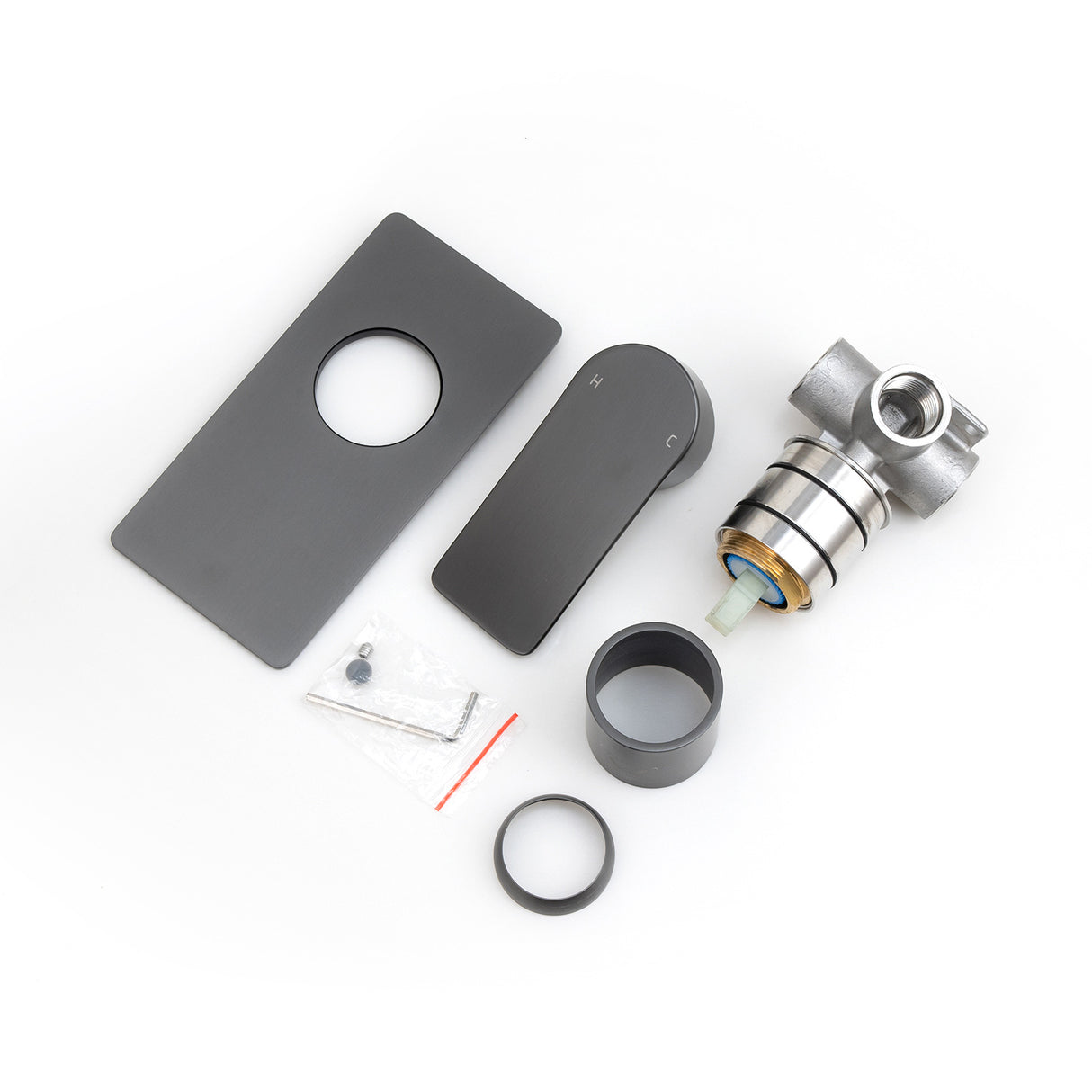 VOG - Gunmetal Wall Mixer