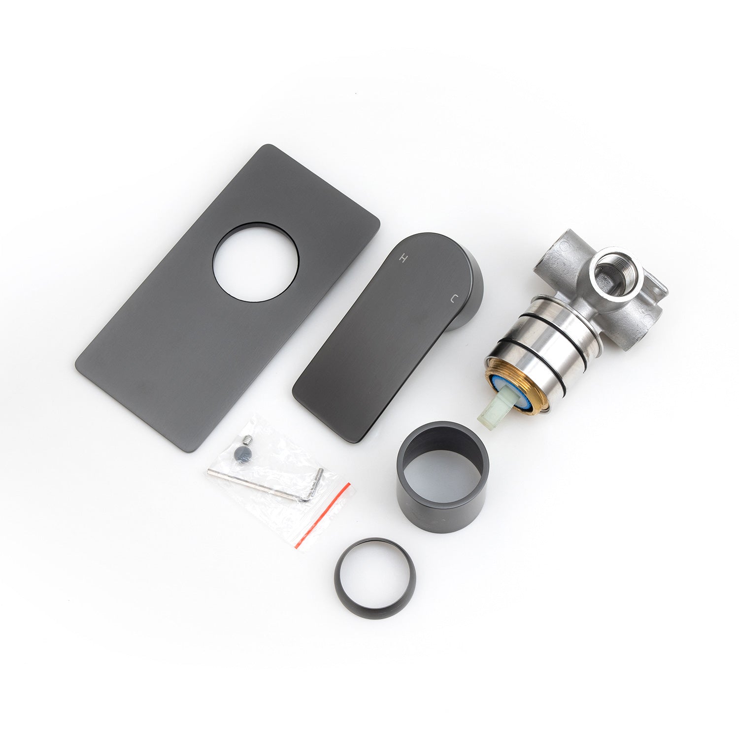 VOG - Gunmetal Wall Mixer