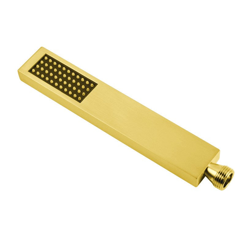 Brushed Brass Single Function Handheld Shower