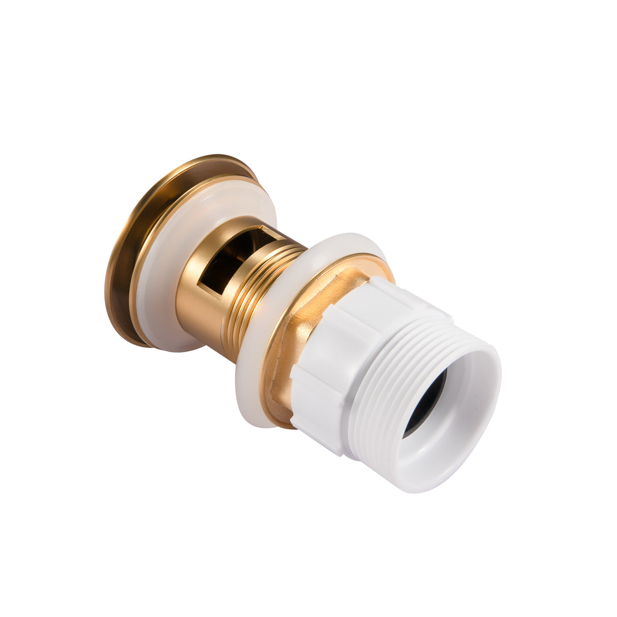32mm Brushed Brass Pop Up Waste Overflow
