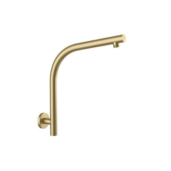 Brushed Brass Wall Shower Arm