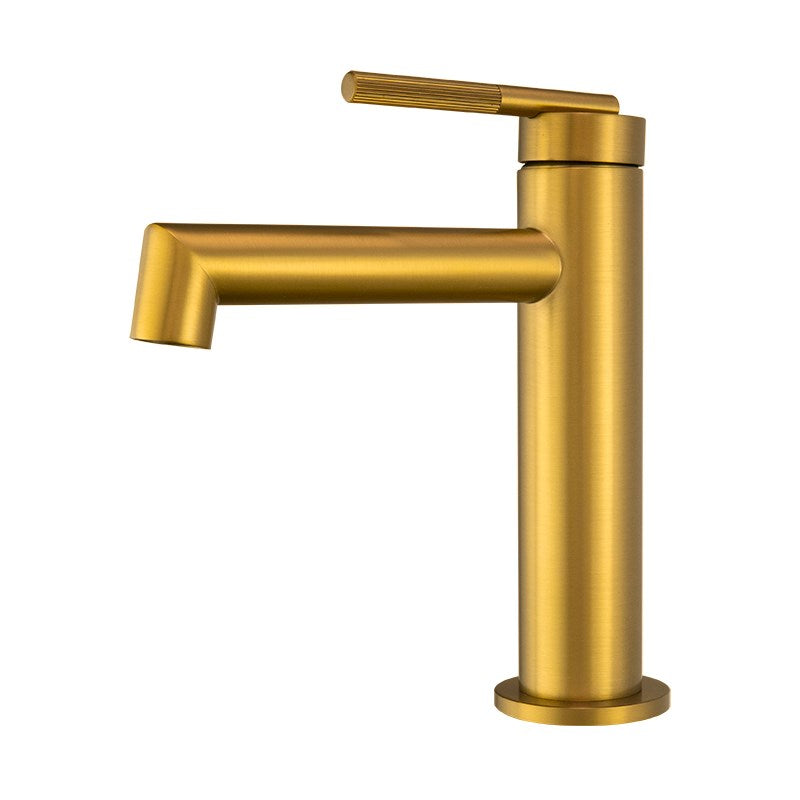 CADDENCE - Brushed Brass Basin Mixer