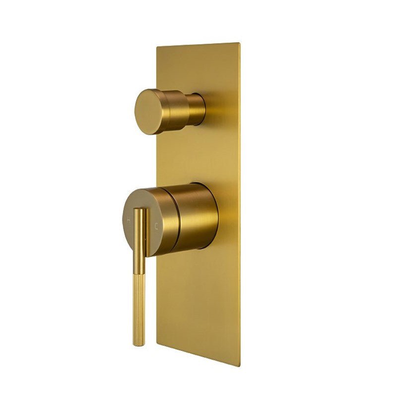 CADDENCE - Brushed Brass Diverter Mixer