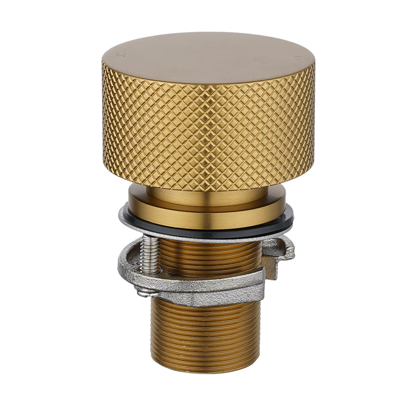 MOON - Brushed Brass Swivel Basin Mixer